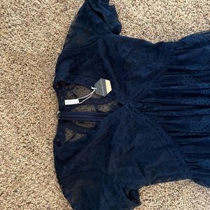 NWT pinkblush maternity dress Navy